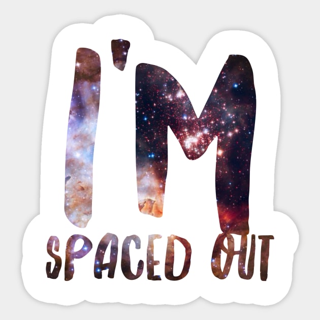 Spaced Out Sticker by cipollakate